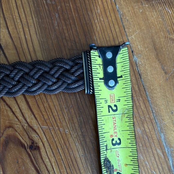 Erica Zap Braided Brown Bracelet with Gold Accents and Magnet closure - Picture 6 of 6